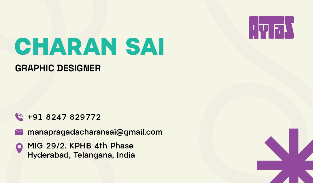Aytas Visiting Card Alternate Design